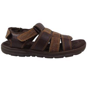 Skechers Men's Relaxed Fit Supreme - Equipt Brown Fisherman Sandals Size…